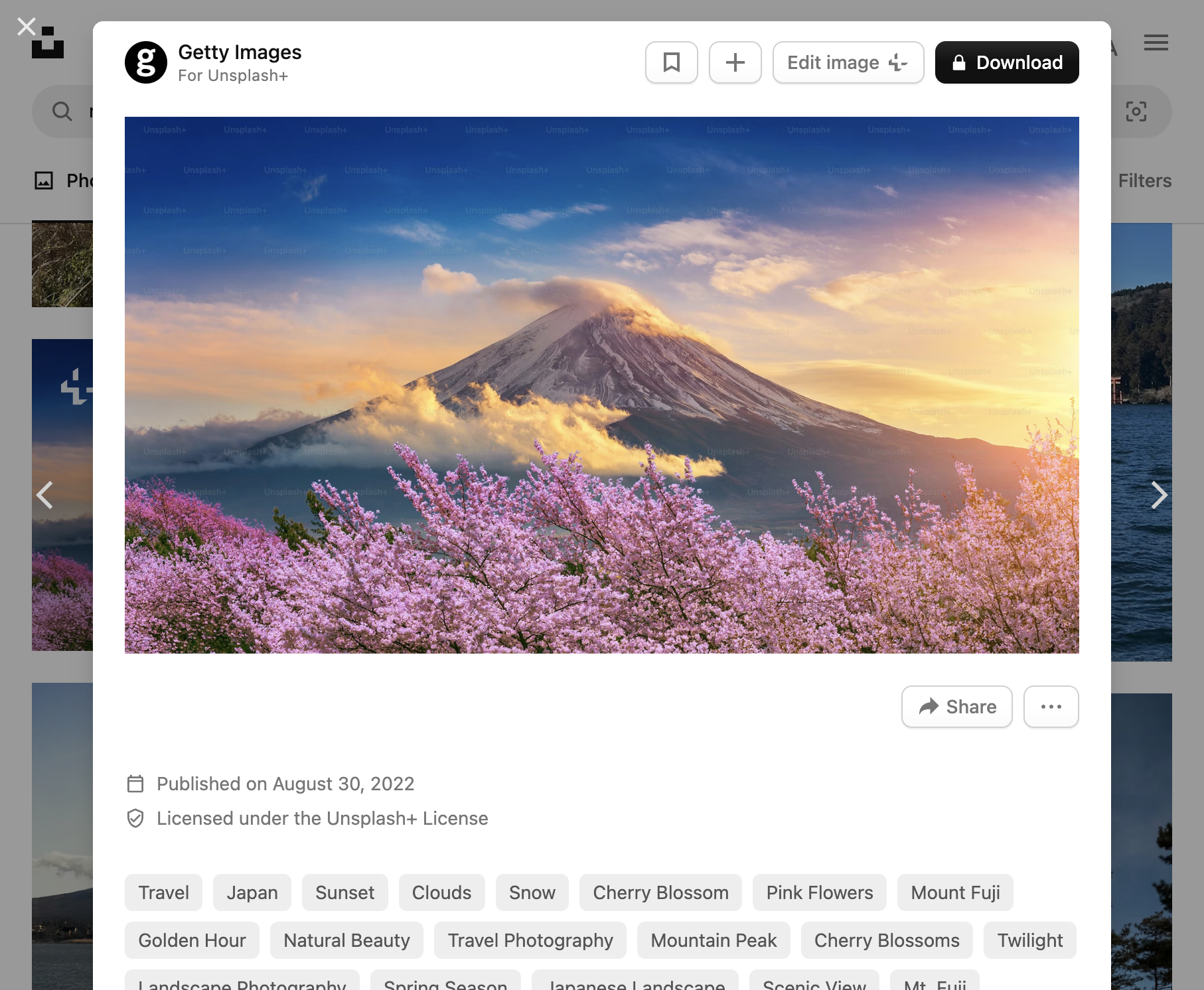 Lake Kawaguchiko and Mount Fuji